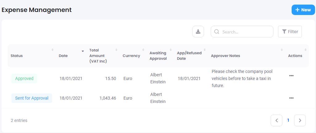 Cosmo-hr Expense Management