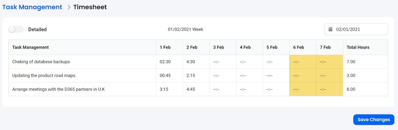 Cosmo-hr TimeSheet