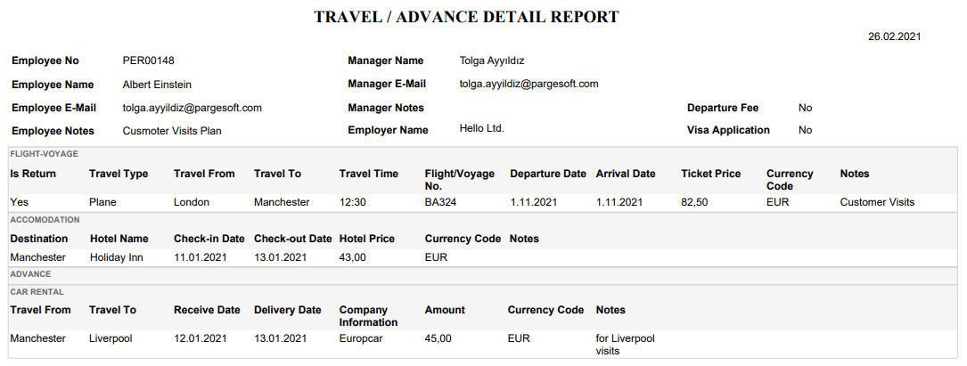 Travel Management